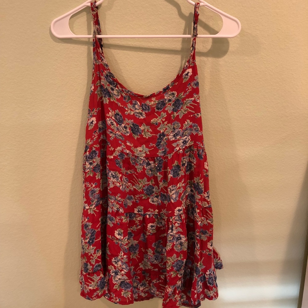 Brandy Melville Red Floral Jada